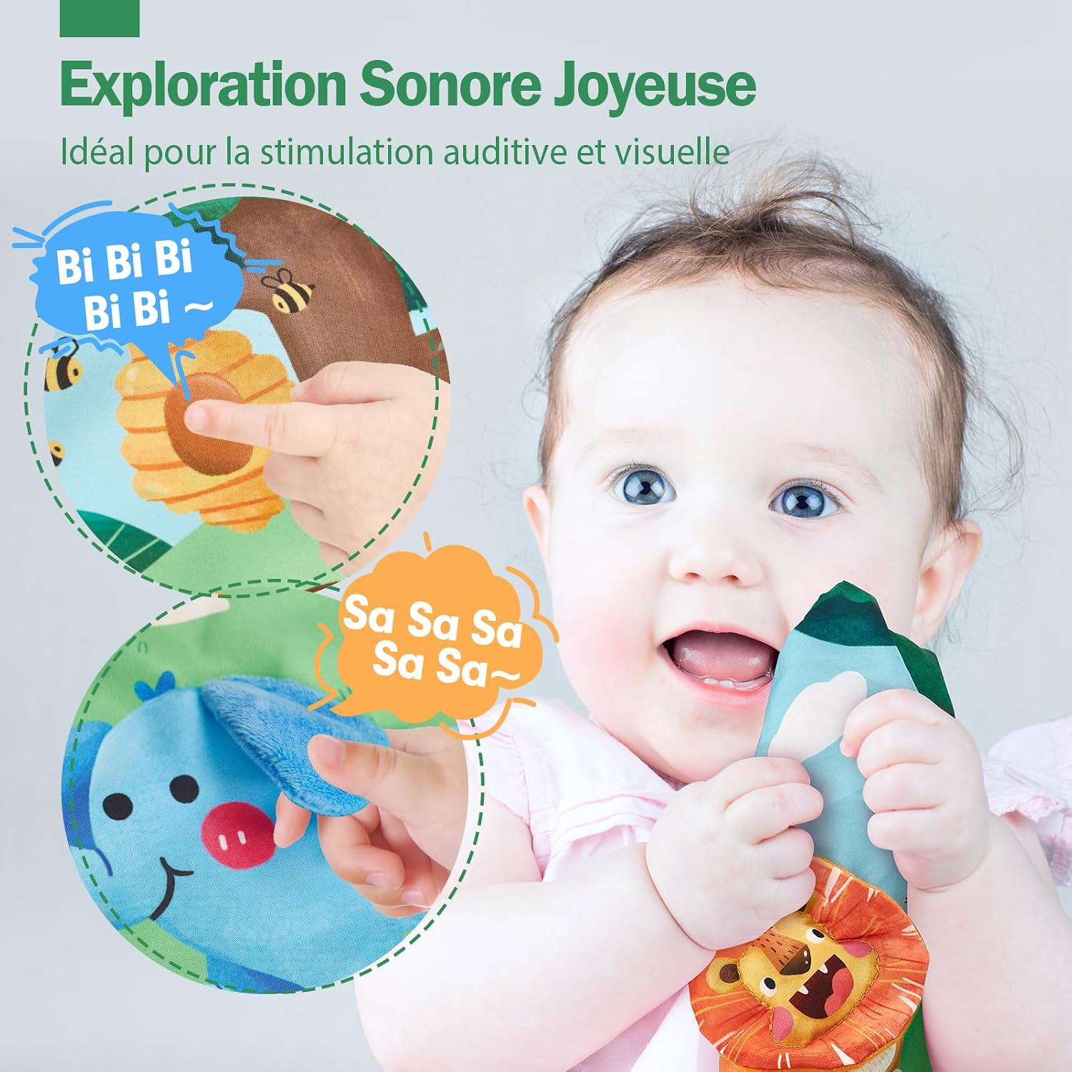 Thumbnail 4 de hahaland Jouet d'Éveil Bébé 6 Mois