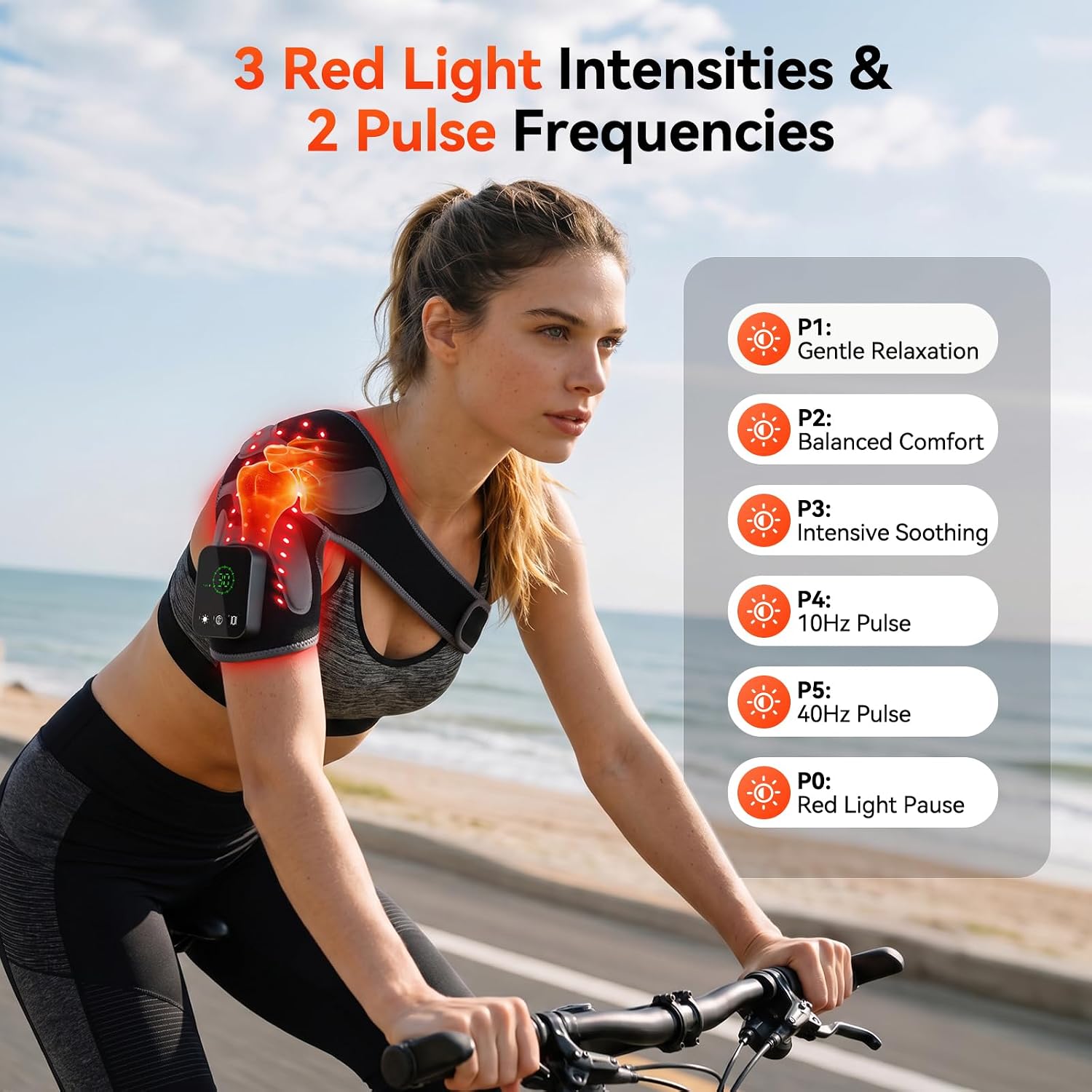 Detalle 2 de Red Light Therapy Knee Massager 660nm