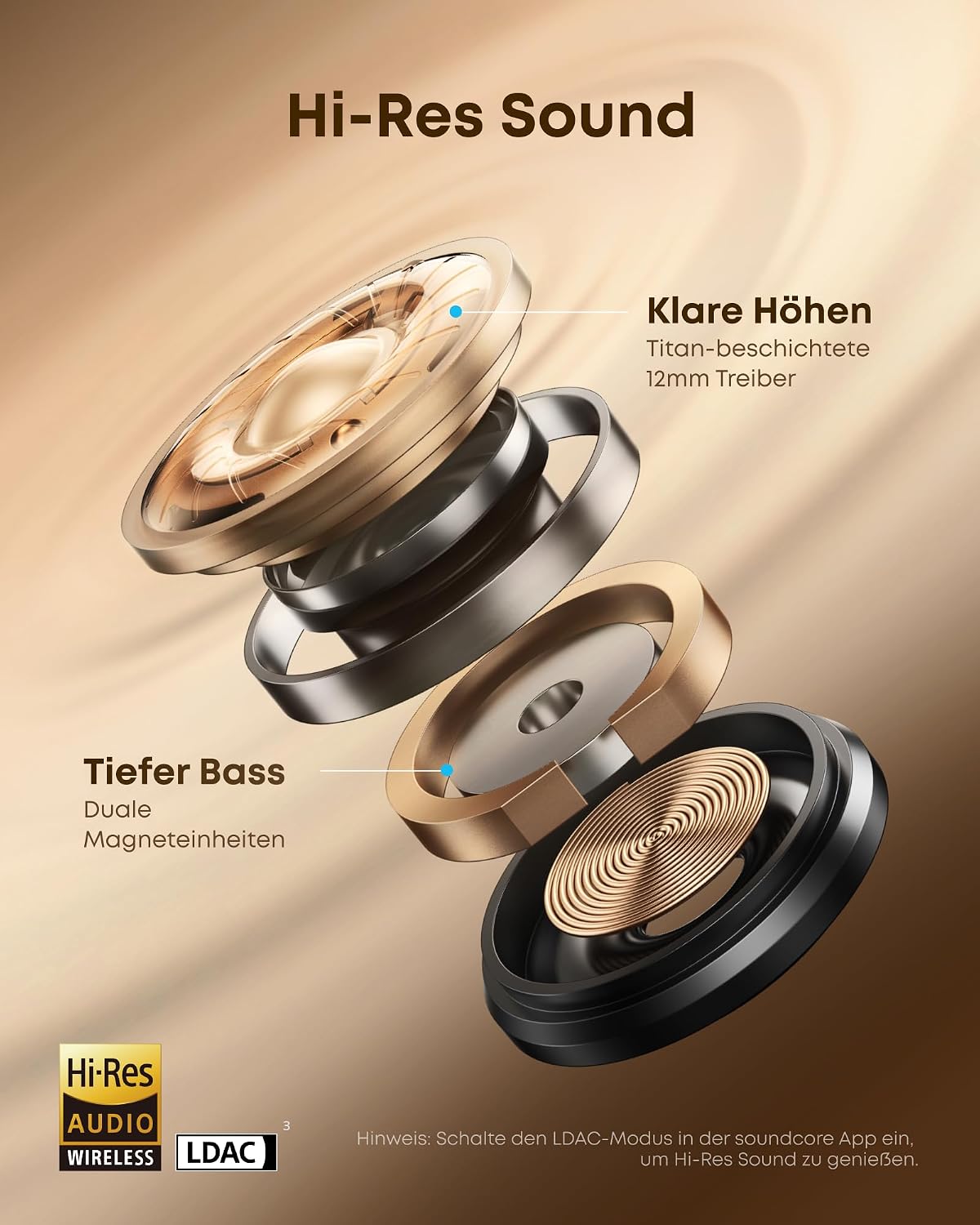 Detalle 2 de soundcore AeroClip von Anker Open-Ear Kopfhörer