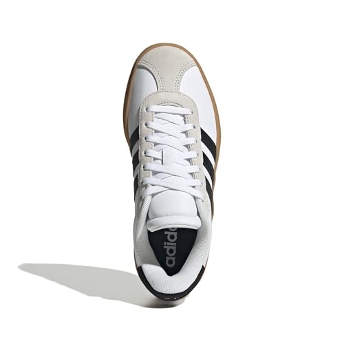 Thumbnail 6 de adidas VL Court Bold Junior, scarpe da ragazzi bianche e nere con chiusura a lacci