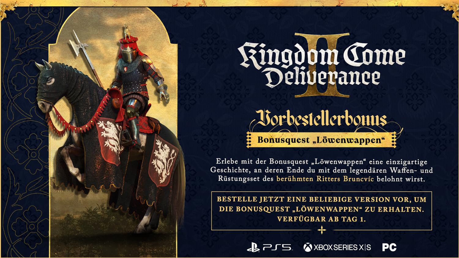 Detalle de Kingdom Come Deliverance II Day One Edition – Xbox Series X