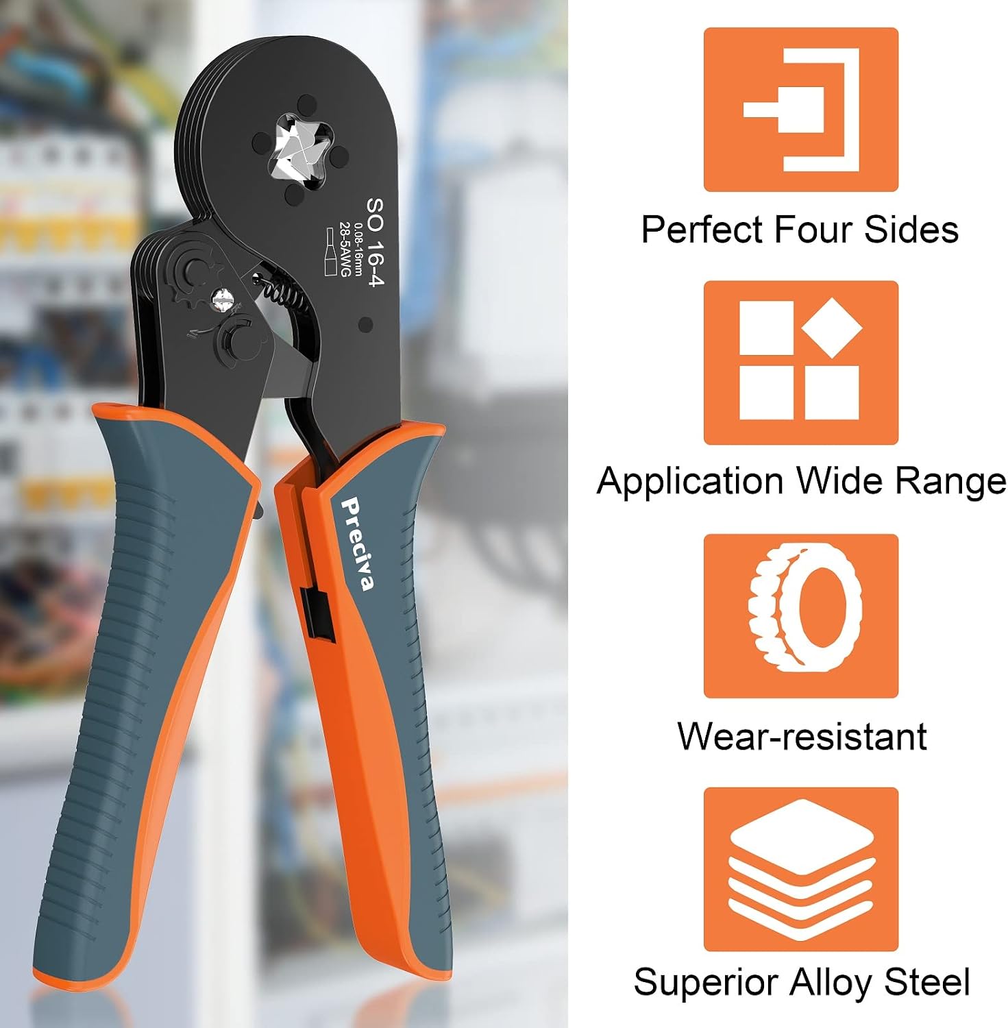 Thumbnail 2 de Preciva 0.08-16mm² Ferrule Crimping Tool