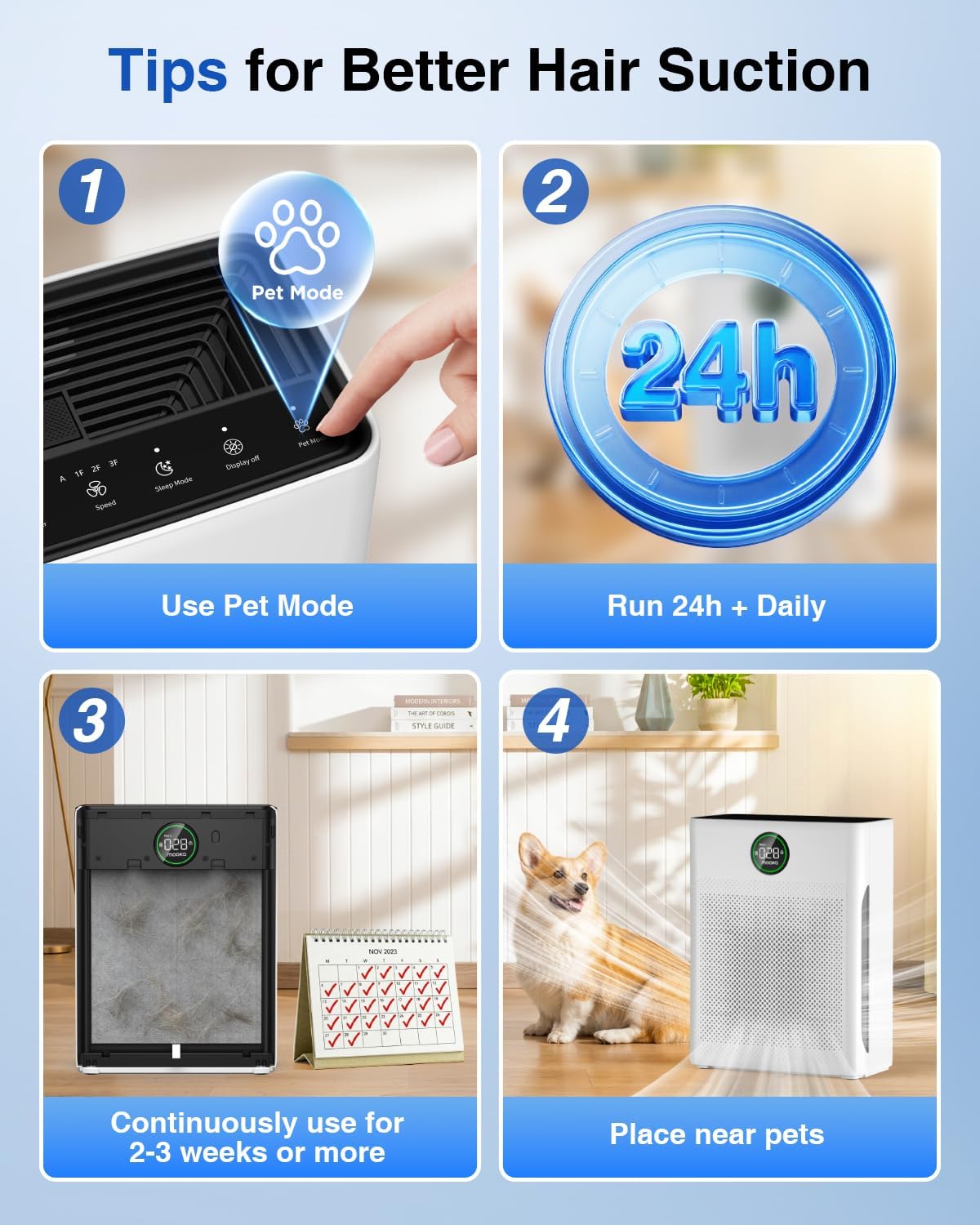 Thumbnail 5 de MOOKA Air Purifier for Pets 2200 sq ft 🏠