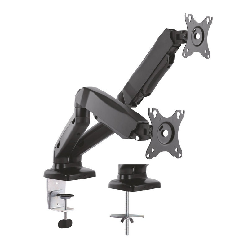 Thumbnail 3 de Aisens DT27TSR-045: Soporte de Mesa Doble para Monitor 13"–27" con VESA 100×100 y Pistón de Gas