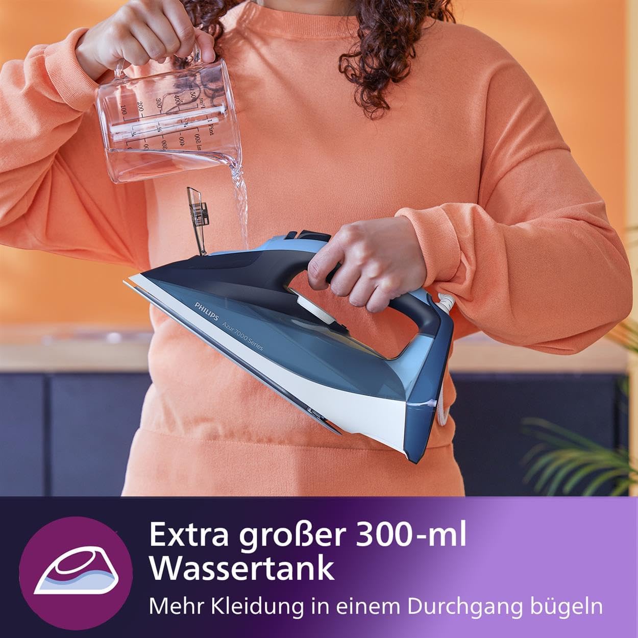 Thumbnail 6 de Philips Azur 7000 Dampfbügeleisen 2800 W