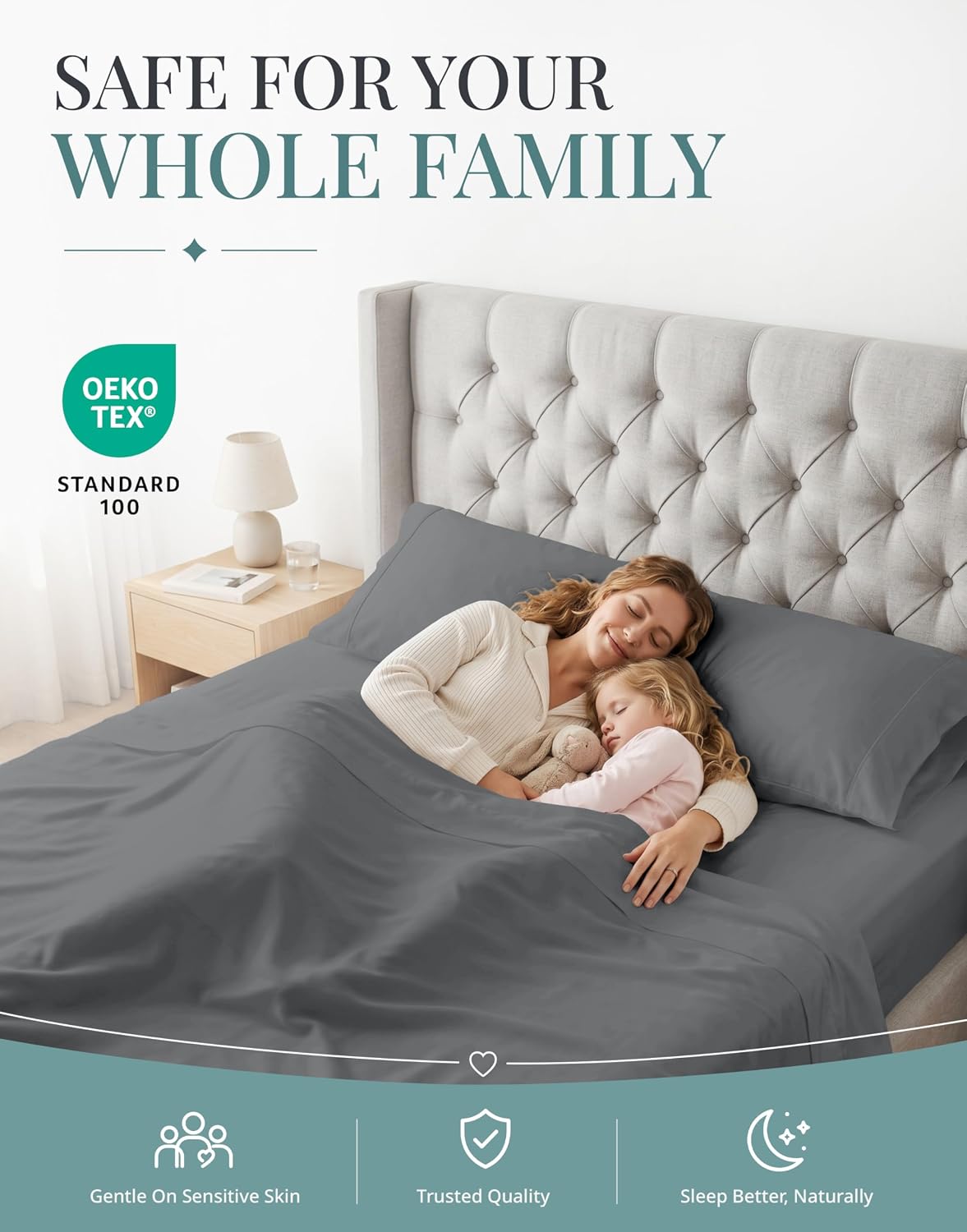 Thumbnail 6 de Cotton Split King Sheet Set, 450 Thread Count