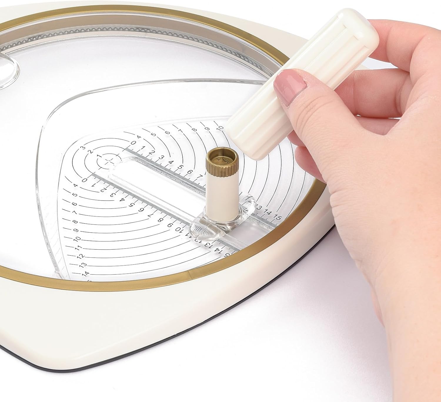 Detalle 2 de Vaessen Creative Découpeur: cutter circulaire pour cercles jusqu’à 15 cm