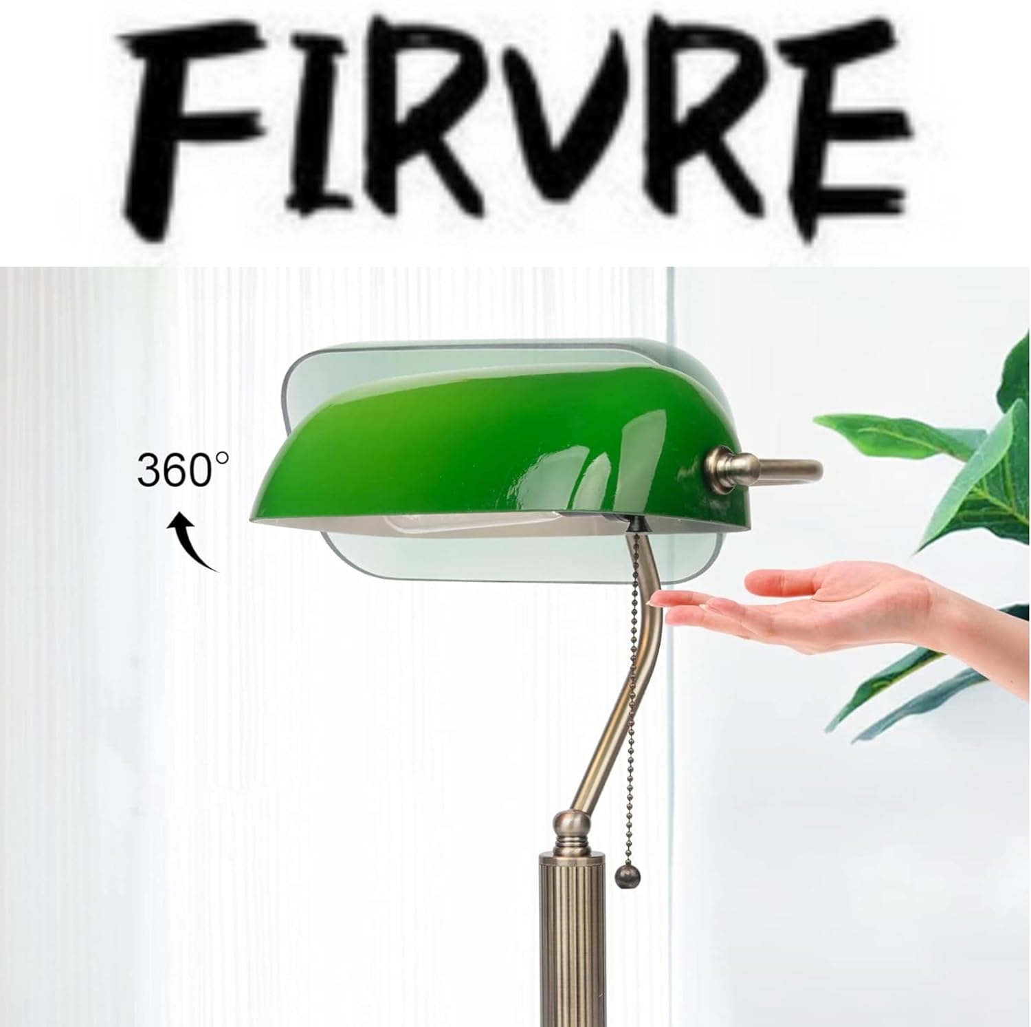 Thumbnail 3 de FIRVRE Bankers Desk Lamp