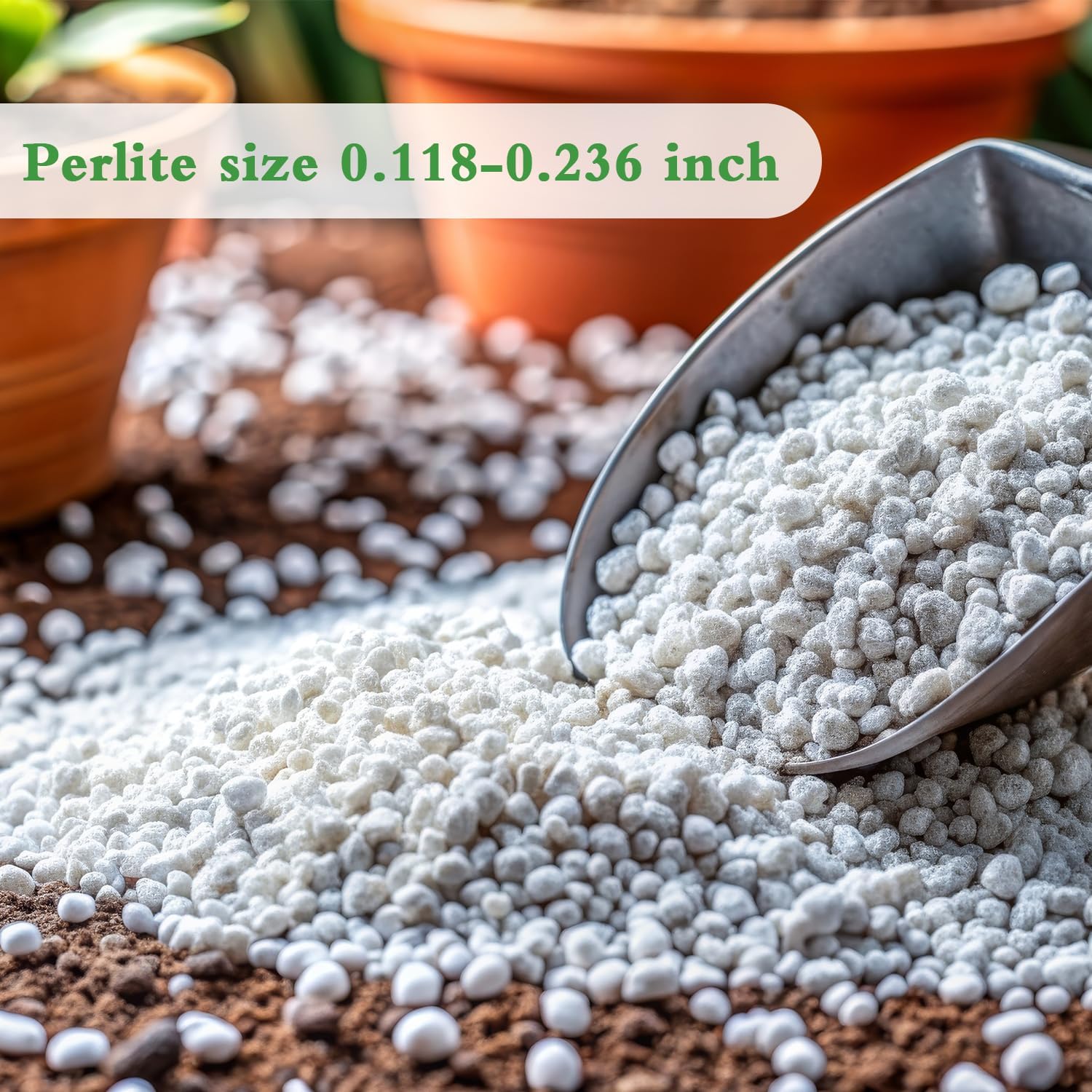 Thumbnail 2 de HAINANSTRY 2QT Perlite for Plants, Soil Aeration and Drainage