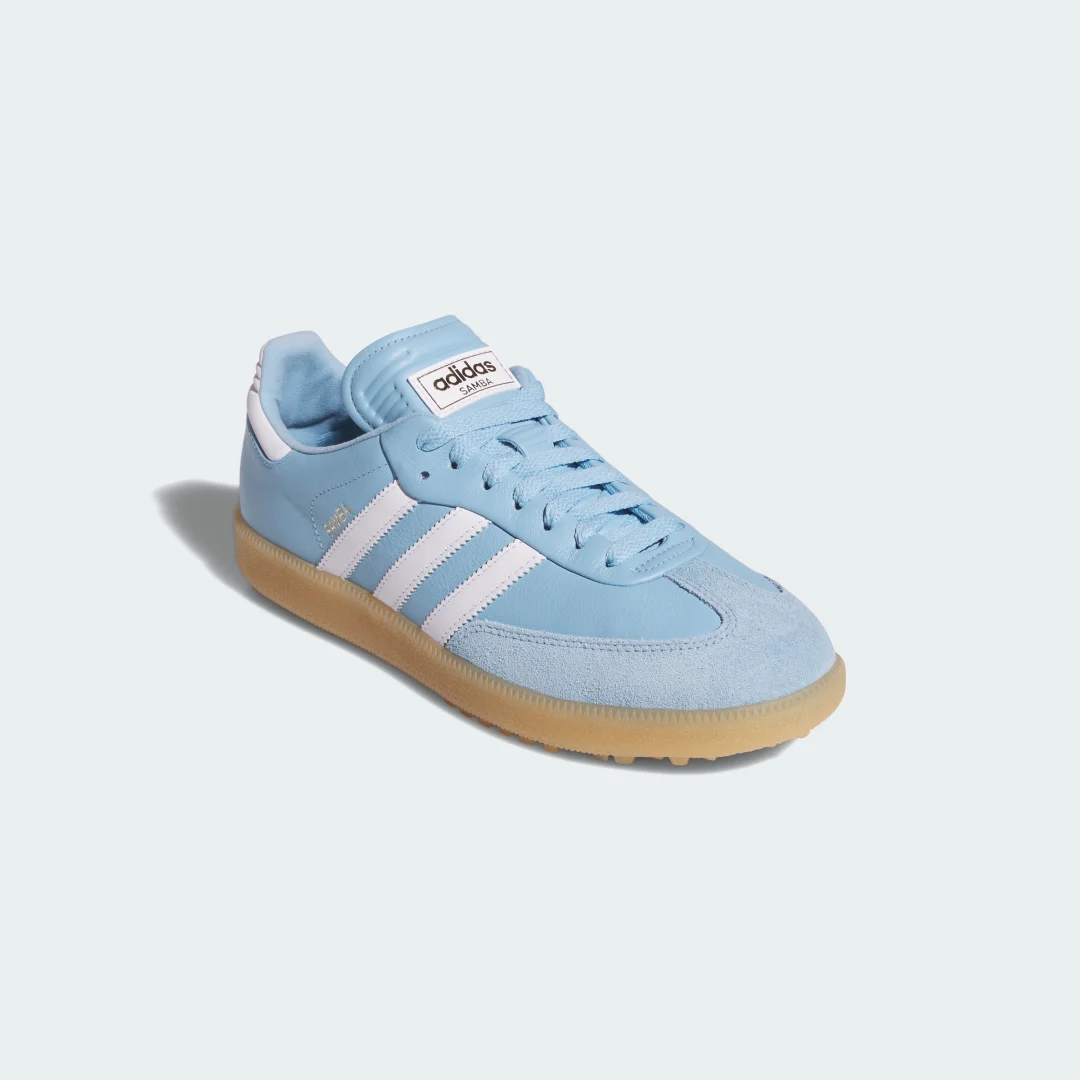 Detalle 2 de Zapatilla de golf Samba Spikeless de Adidas: rendimiento cómodo en recorridos y prácticas