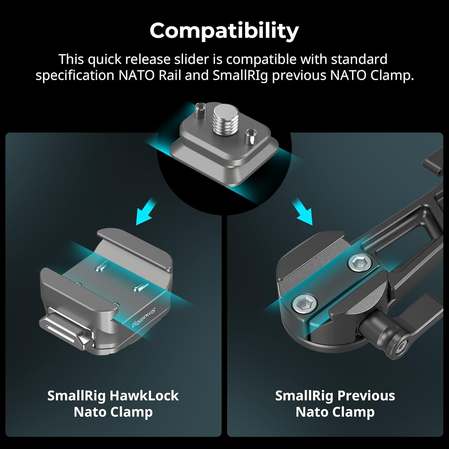 Thumbnail 5 de SMALLRIG 4491 Piastra NATO rapida 5 kg