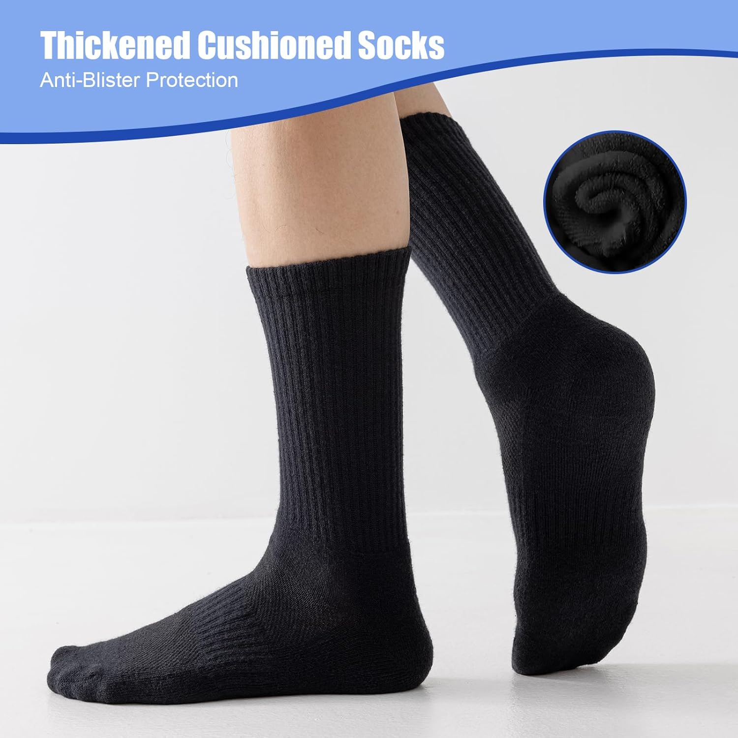 Thumbnail 2 de SockWaddles Calzini Unisex in Cotone senza Cuciture, Sportivi e Traspiranti – 6 Paia