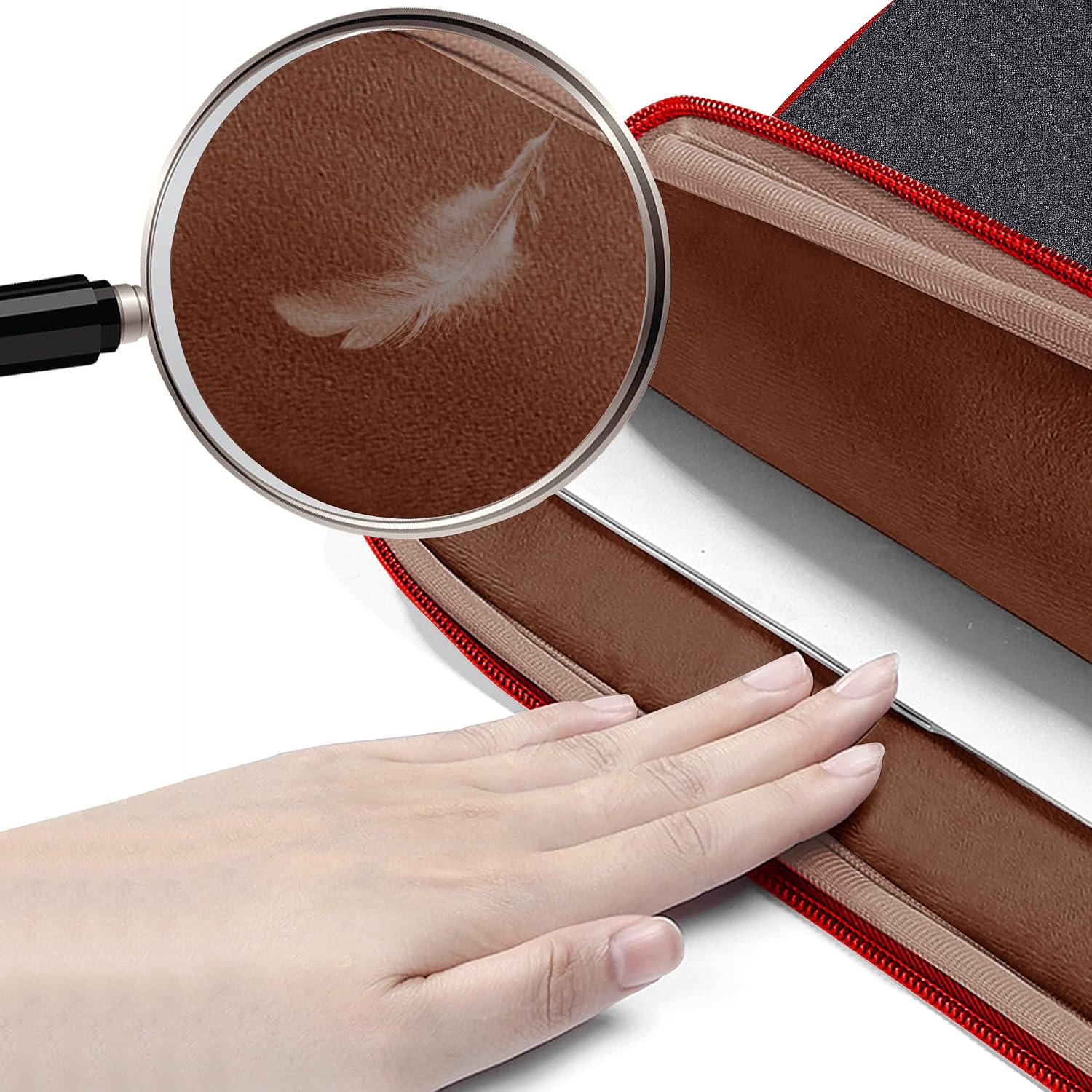 Detalle de ZINZ Slim & Expandable Laptop Backpack Water Resistant