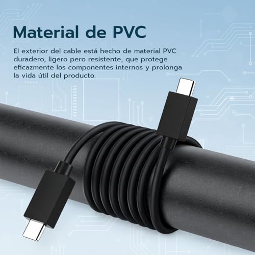 Thumbnail 3 de Tolesum Cable de carga USB-C a USB-C para PS5 y Xbox (3 m) – compatible con DualSense