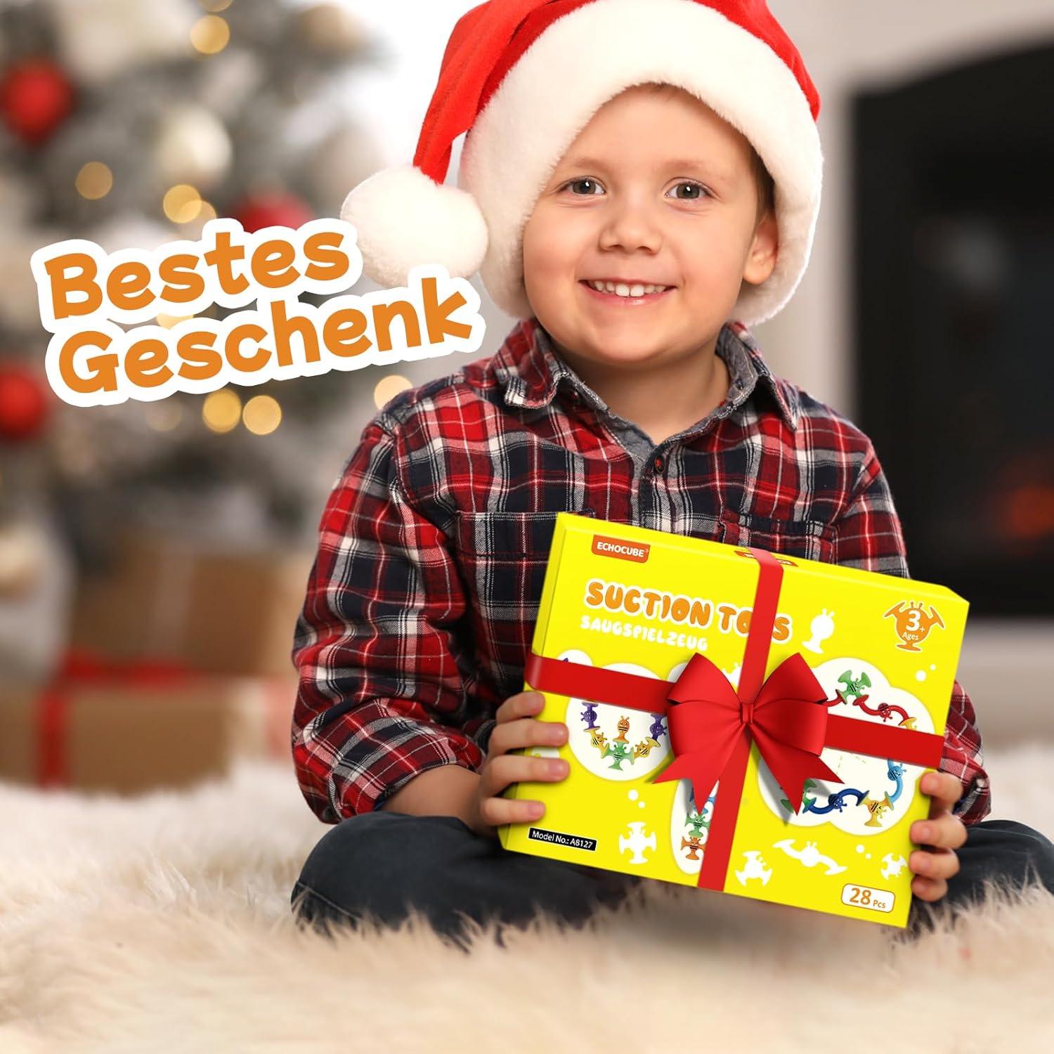 Thumbnail 6 de ECHOCUBE Saugspielzeug – 28 Saugnapf-Badespielzeuge für Sensorik, Stressabbau und kreatives Lernen ab 3 Jahren