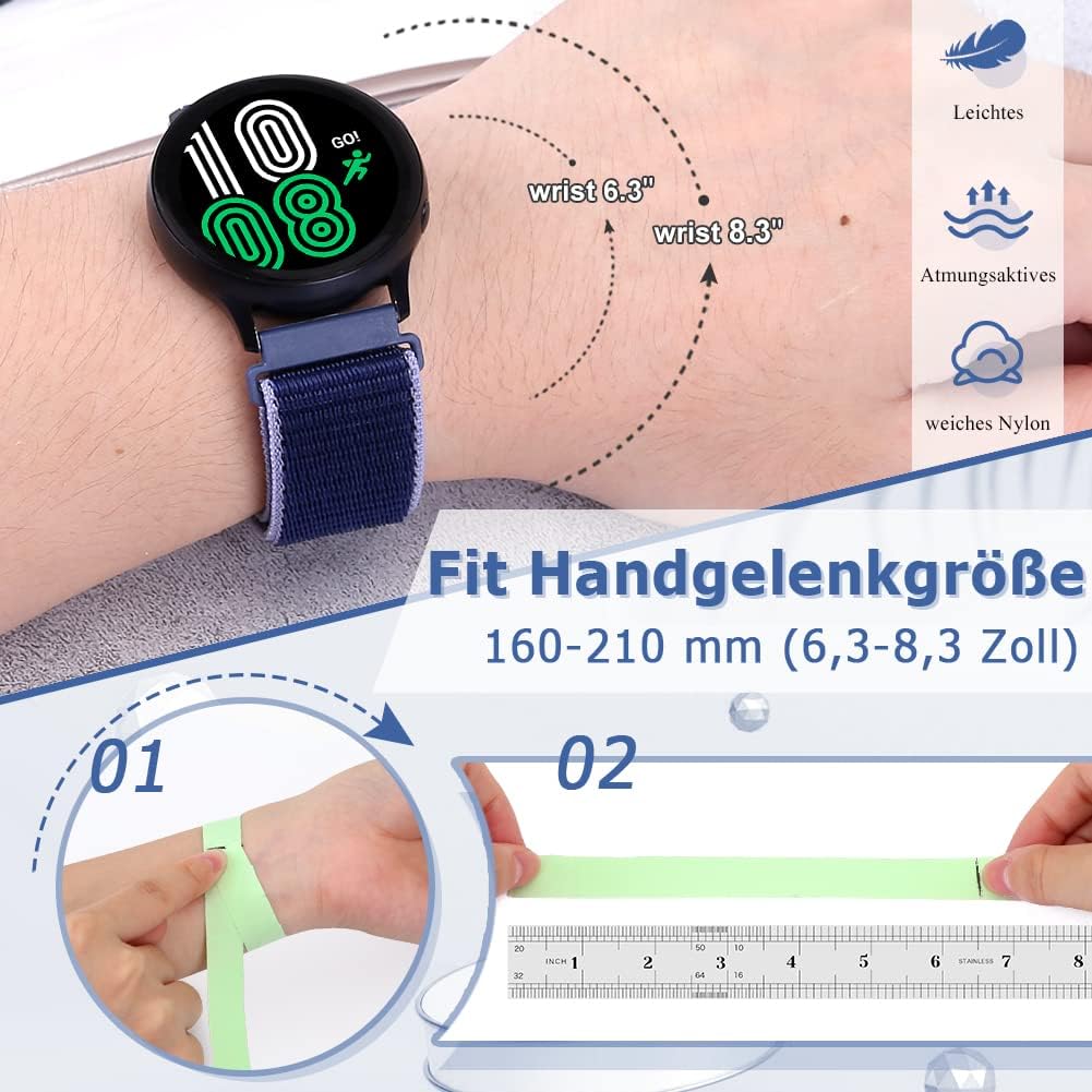 Thumbnail 3 de Runostrich Nylon Armband 20mm Sport Loop