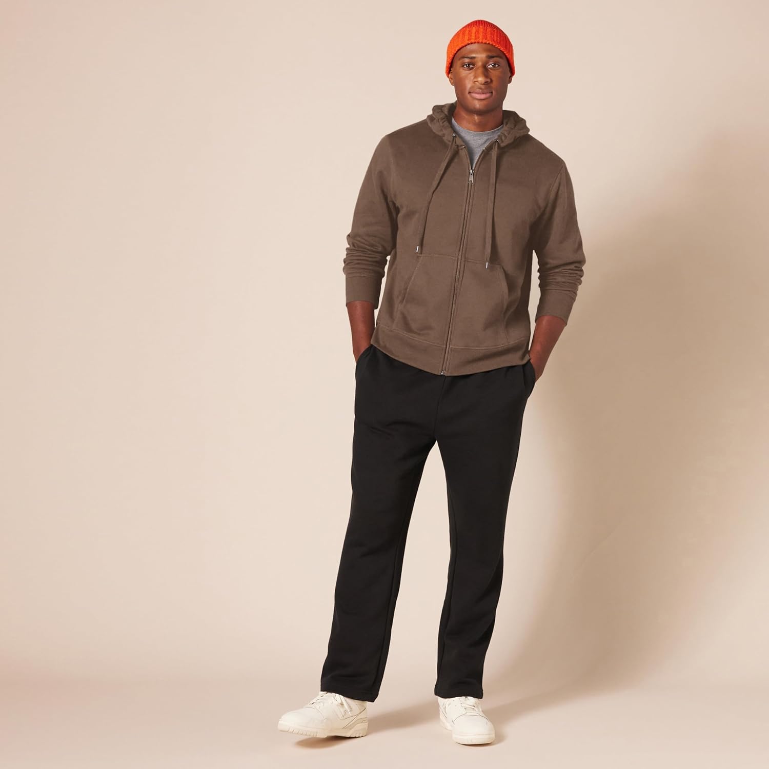 Thumbnail 6 de Amazon Essentials Men’s Full-Zip Fleece Hoodie (Big & Tall) – relaxed loose-fit layering
