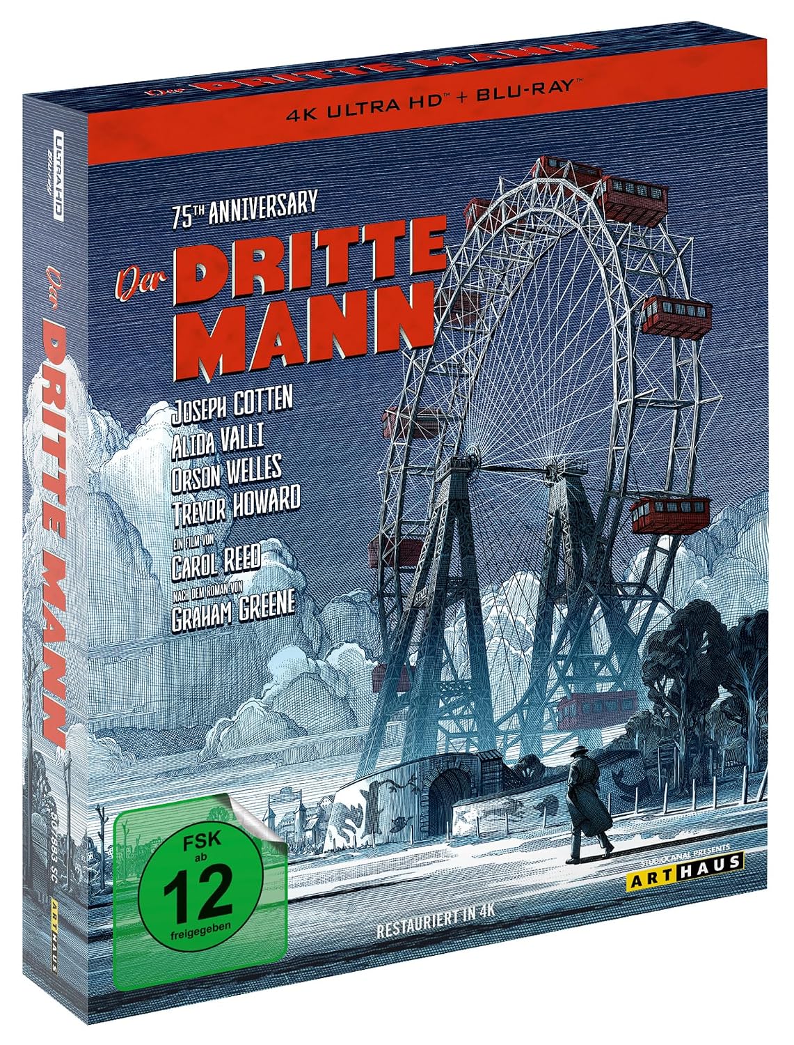 Detalle 2 de Der dritte Mann 75th Anniversary Edition 4K-UHD + Blu-ray