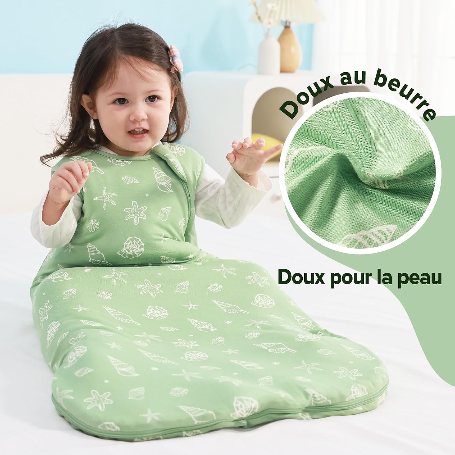 Thumbnail 3 de ToyaTec Gigoteuse 2,5 Tog en bambou pour bébé