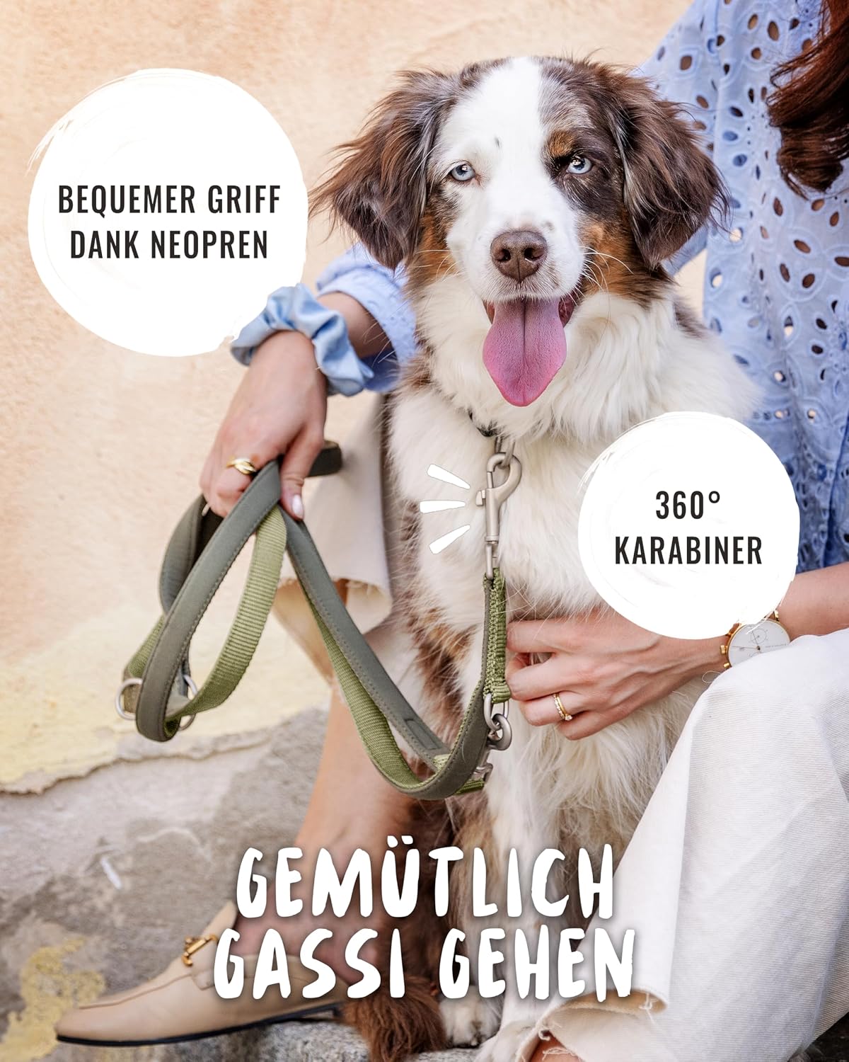Detalle 2 de Rudelkönig Führleine Bella 2,30 m 🐕