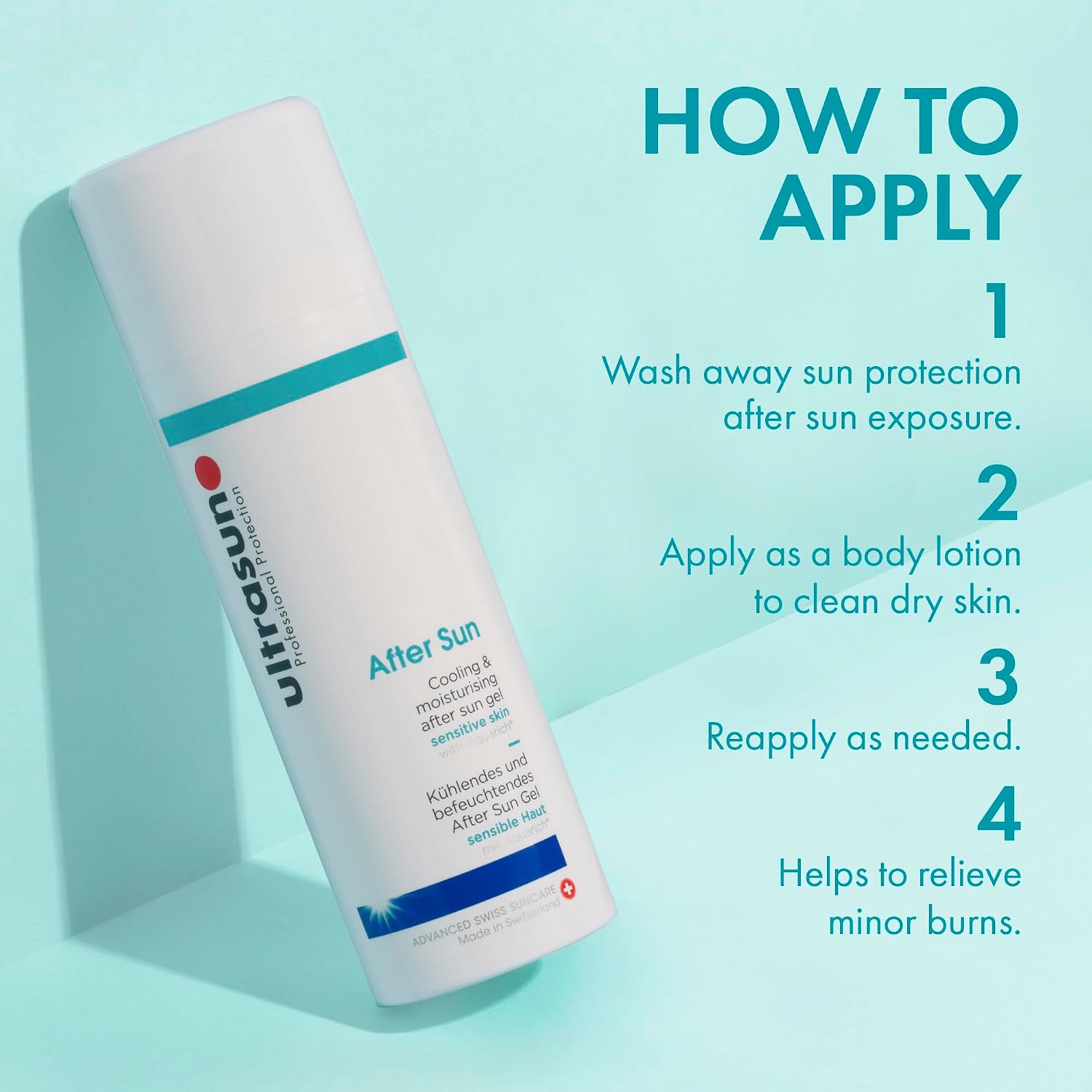 Detalle 2 de ultrasun Aftersun 100 ml — soothing and hydrating after-sun lotion for sensitive skin