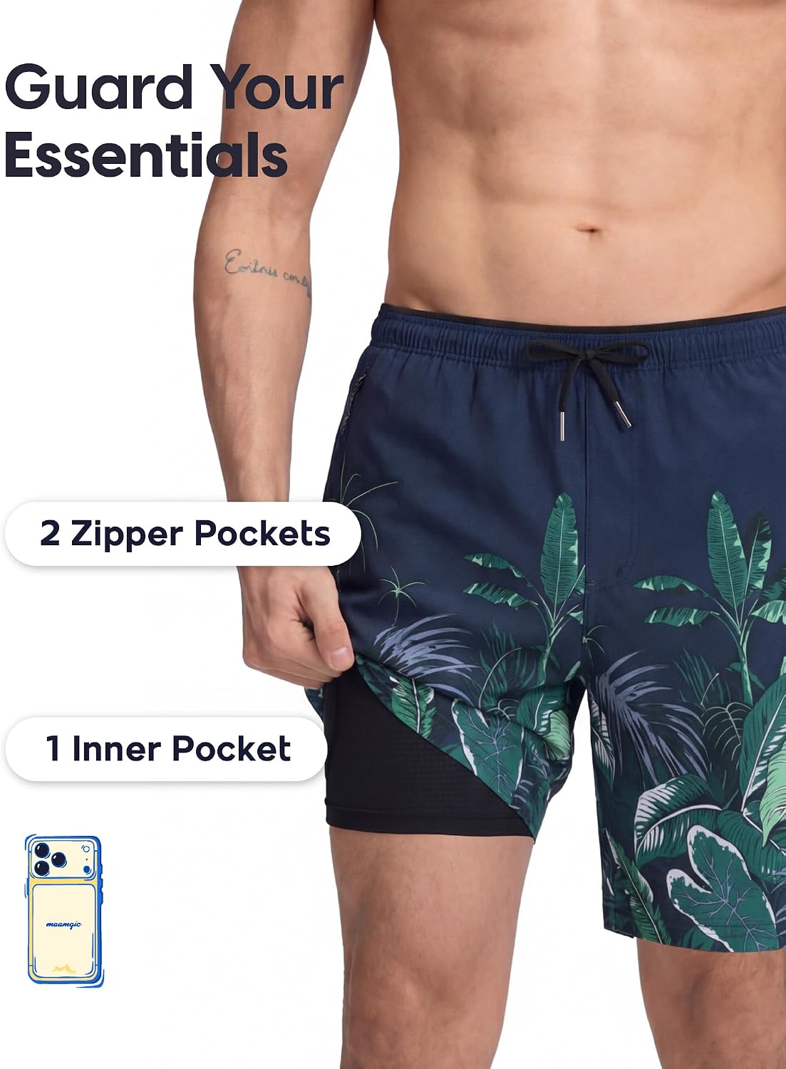 Thumbnail 4 de Maamgic Swim Trunks 9-Inch