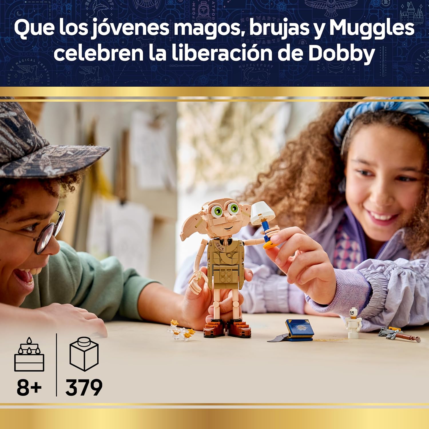 Thumbnail 1 de LEGO Harry Potter 76469 Dobby el Elfo Libre y Kreacher: muñeco transformable en 2 en 1