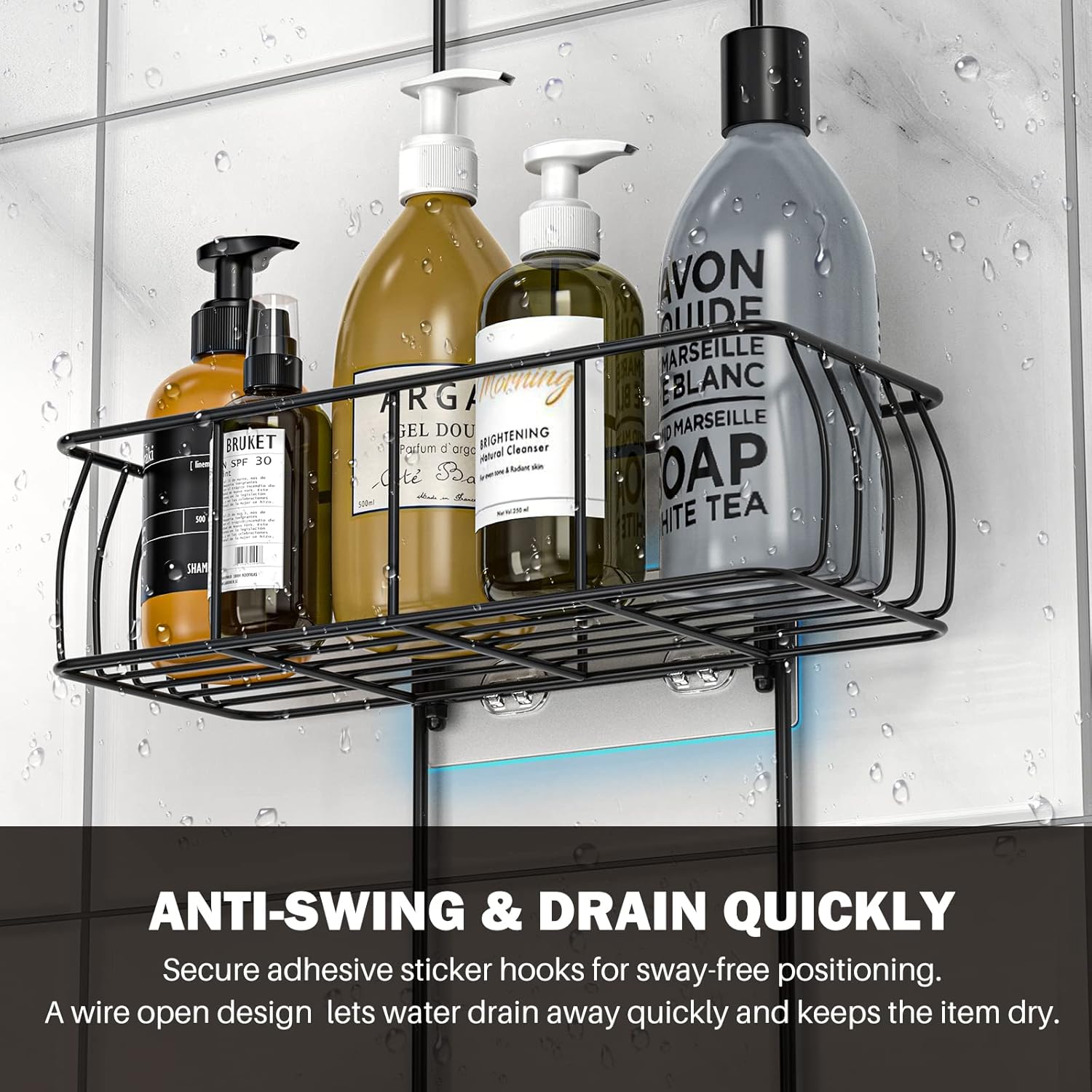 Thumbnail 5 de Epicano Shower Caddy Hanging Rustproof Organizer