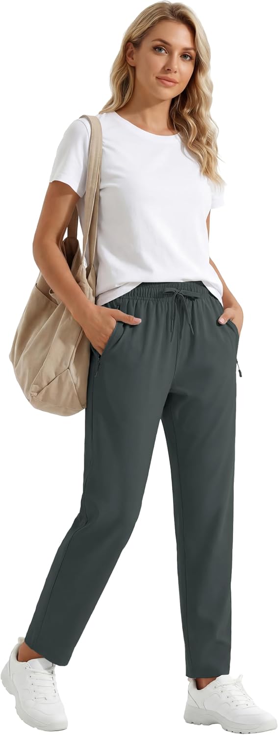 Detalle 2 de MAGCOMSEN Women's Hiking Pants, Quick-Dry, Water-Resistant, UPF 50+