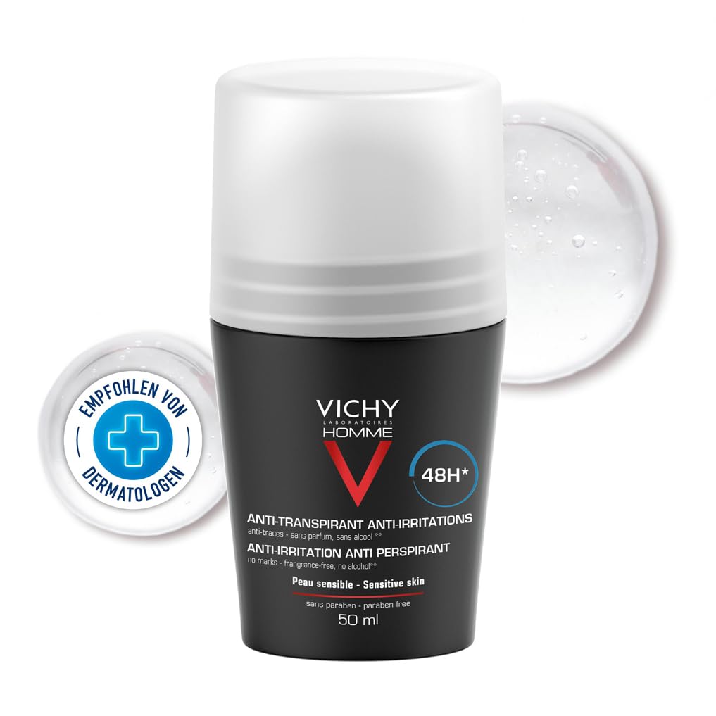 Detalle de Vichy Homme Anti-Transpirant 48h Roll-On