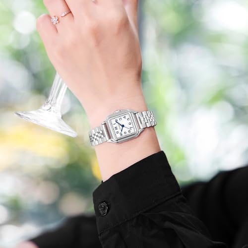 Detalle 2 de Montre VXFAIZY carrée pour femme avec chiffres arabes