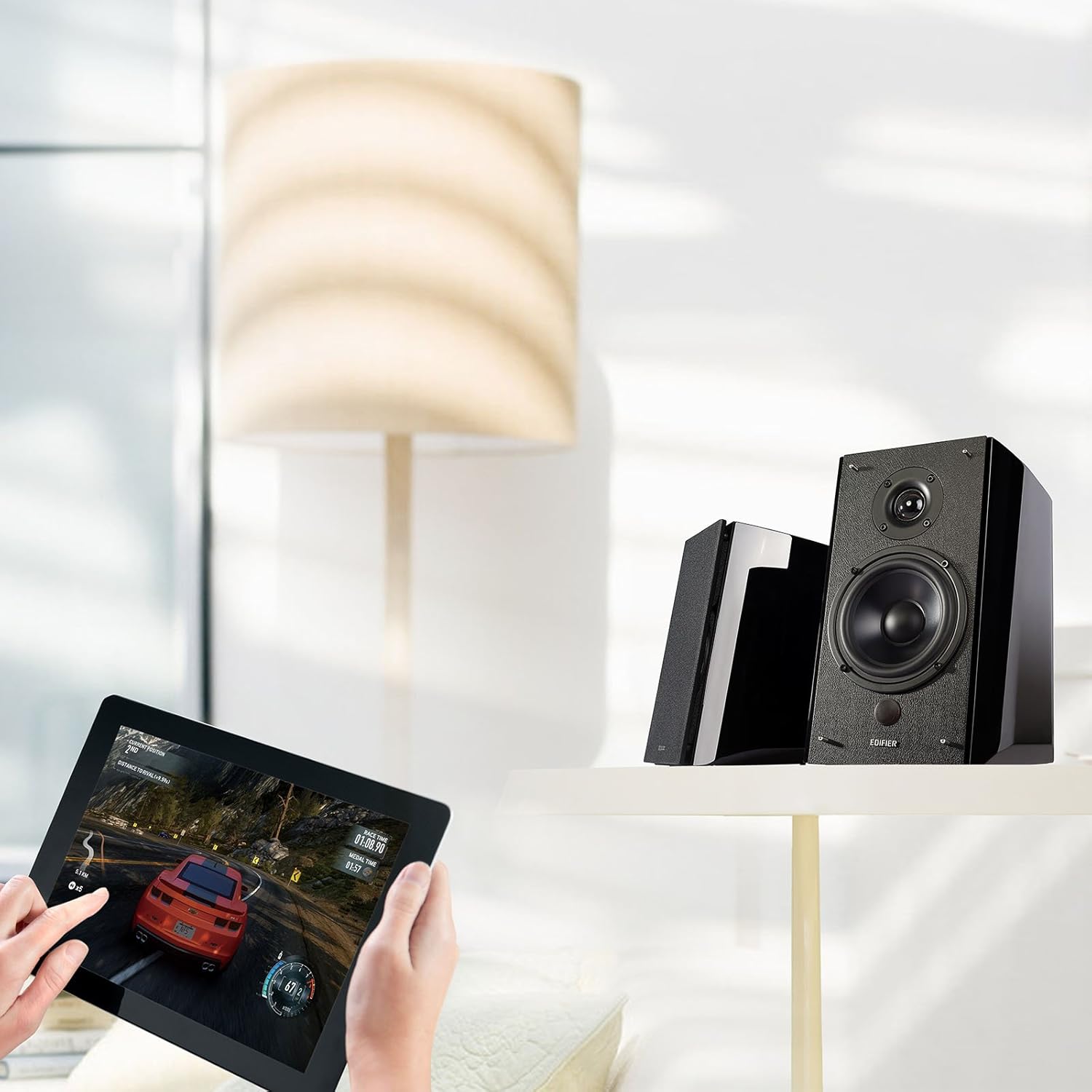 Thumbnail 4 de Edifier Studio R2000DB Bluetooth-Lautsprechersystem mit optischem Eingang, 120 Watt und Infrarot-Fernbedienung (schwarz)