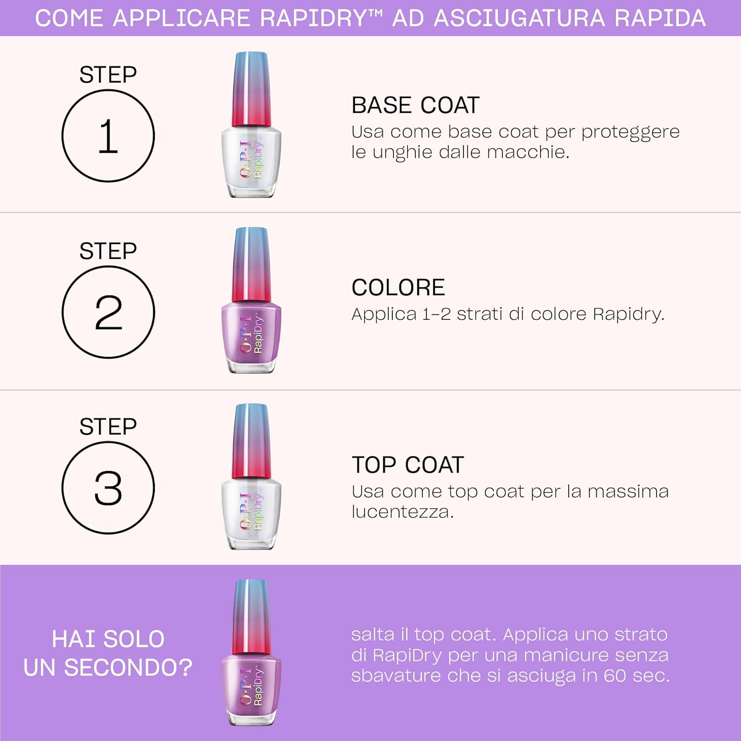 Thumbnail 5 de OPI RapiDry Smalto 9ml