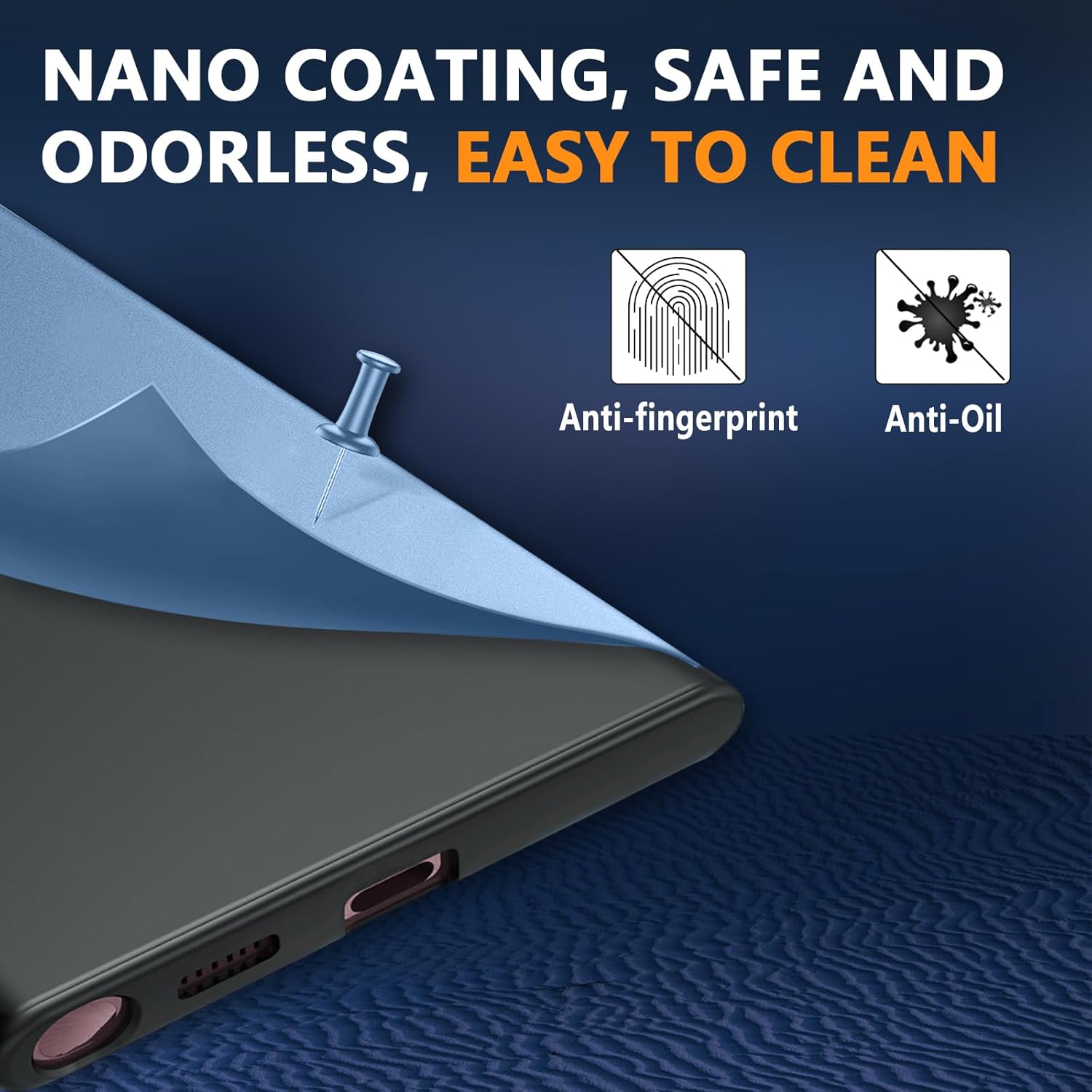 Detalle de Galful Slim Case für Samsung Galaxy S24 Plus – Matte, Ultra Dünn, 6,7
