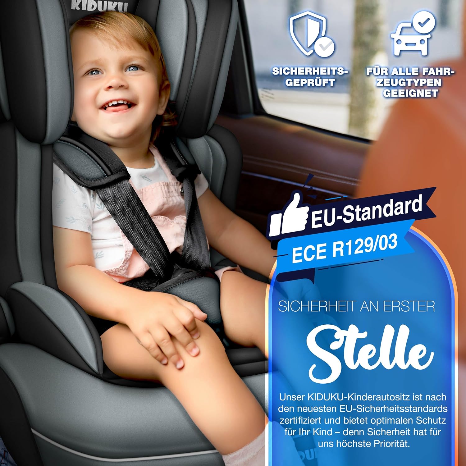 Thumbnail 1 de KIDUKU Kindersitz 9-36 kg 64–70 cm