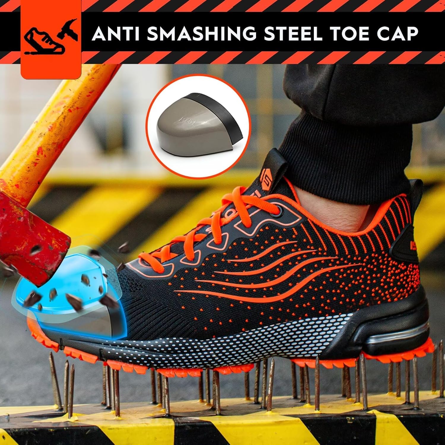 Thumbnail 1 de Scarpe Antinfortunistiche con Punta in Acciaio 👟