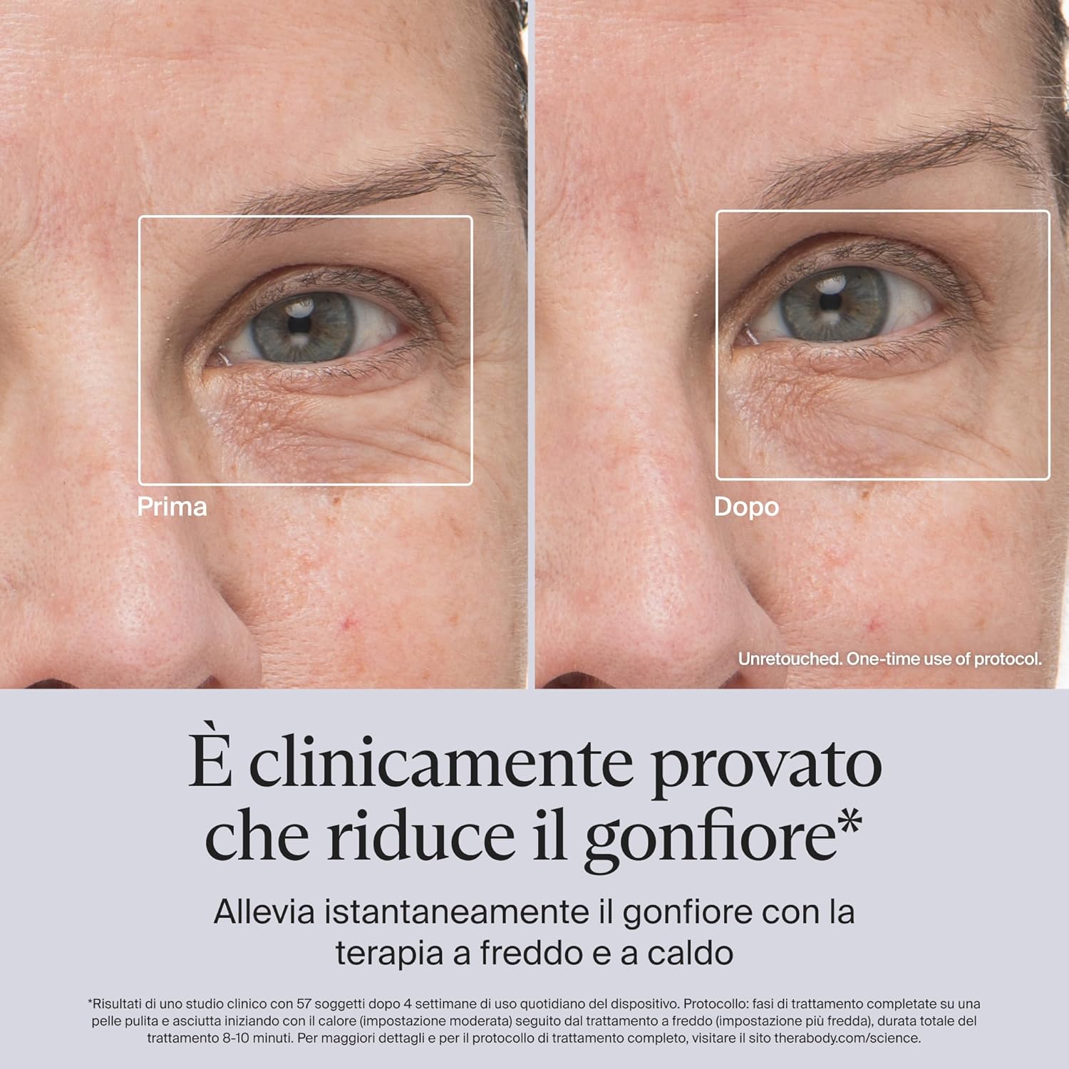 Thumbnail 3 de Therabody TheraFace Depuffing Wand – bacchetta sgonfiante con trattamenti caldo e freddo per viso (viola)