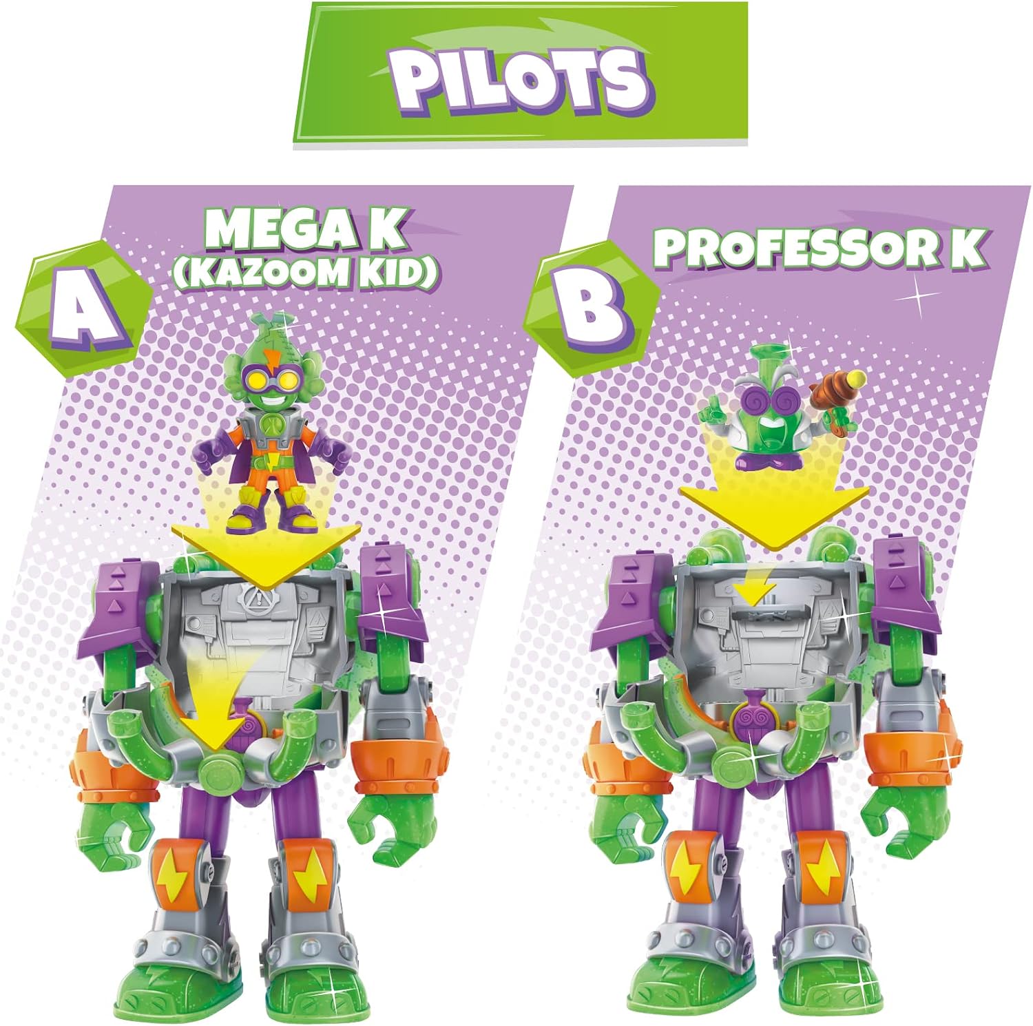 Detalle 2 de SUPERTHINGS Superbot Mega-K – Robot Articulado con Accesorios 🤖