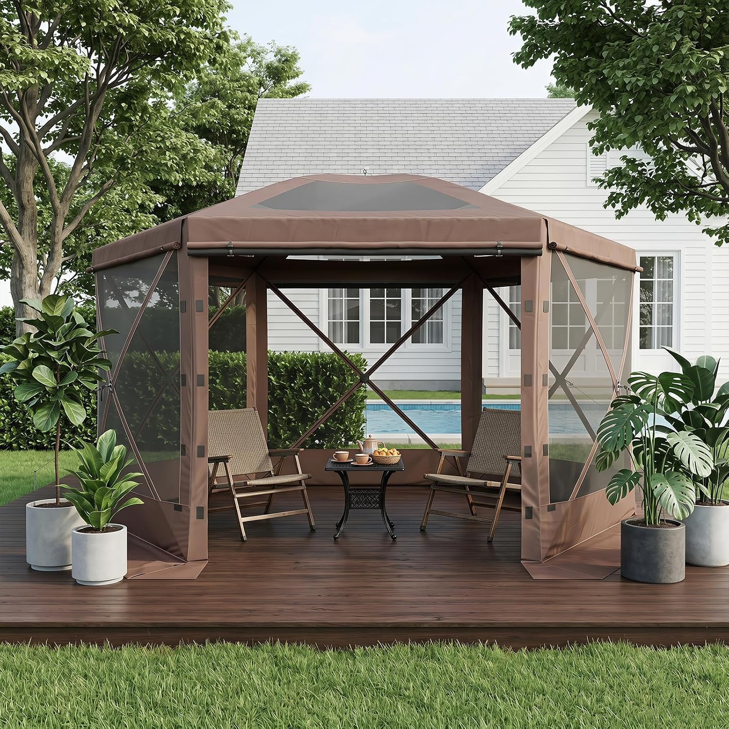 Detalle 2 de Breezestival Pop-Up Canopy Tent, 10x10 ft