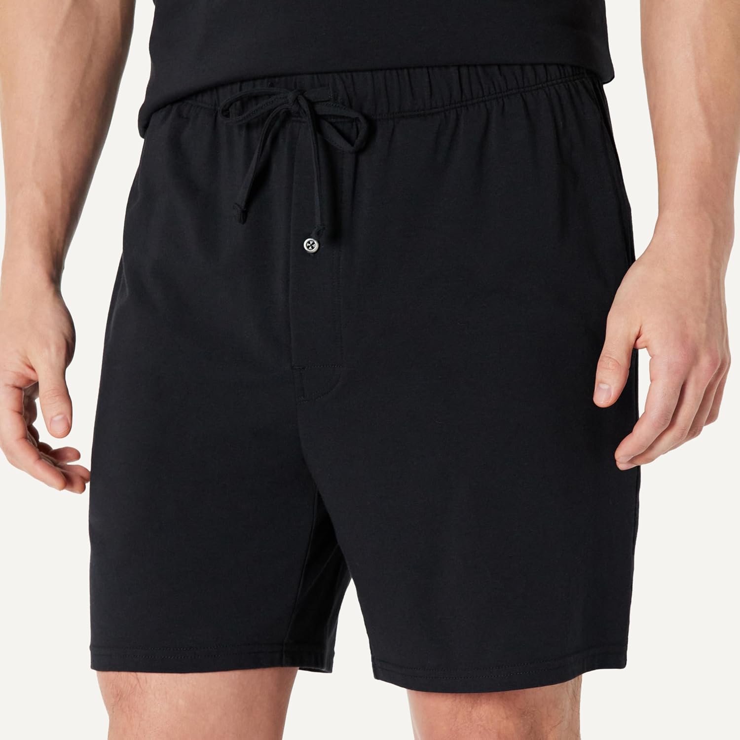 Detalle 2 de Amazon Essentials Men's Cotton-Modal Pajama Set: Short Sleeve T-Shirt and Shorts