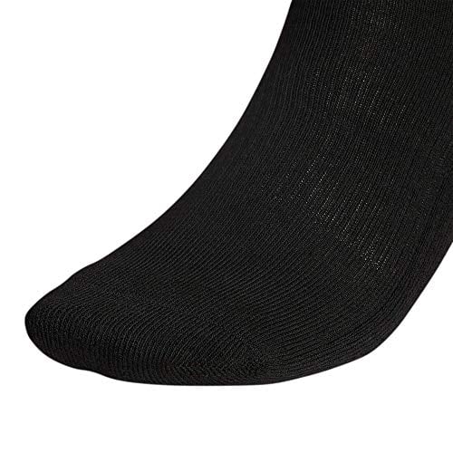 Detalle 2 de adidas Men's Athletic Cushioned Crew Socks (6 Pairs) — Durable & Comfortable in Black/Aluminum 2, Large