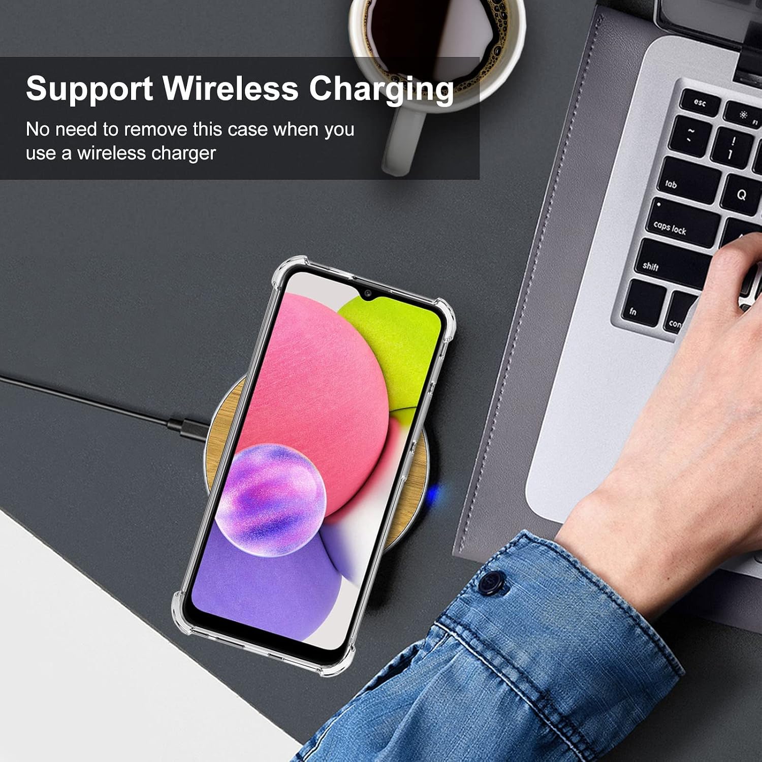 Thumbnail 4 de Samsung Galaxy A03s Clear Silicone Case