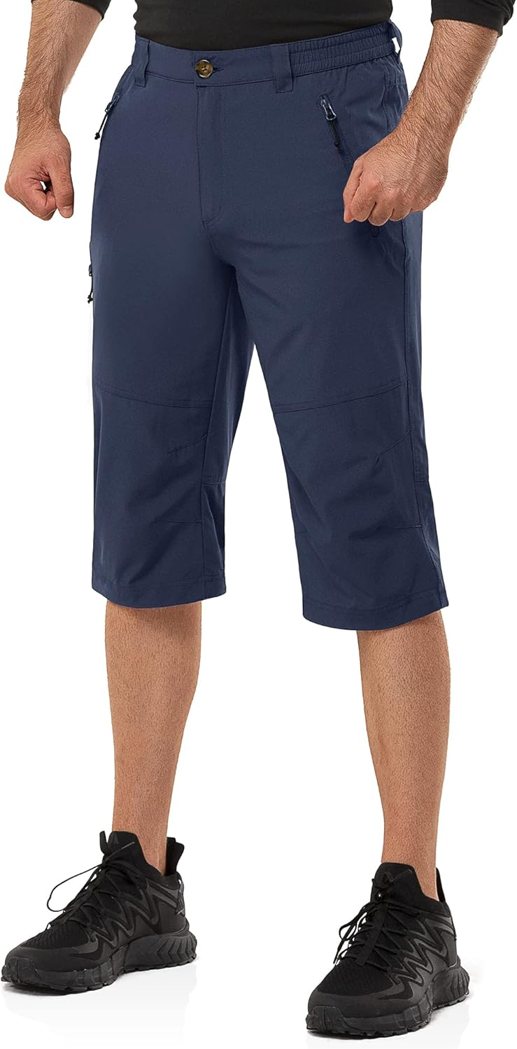 Detalle de 33,000ft Herren 3/4 Hose Cargo Shorts – leichte Allround-Outdoorschuhe mit UPF 50+