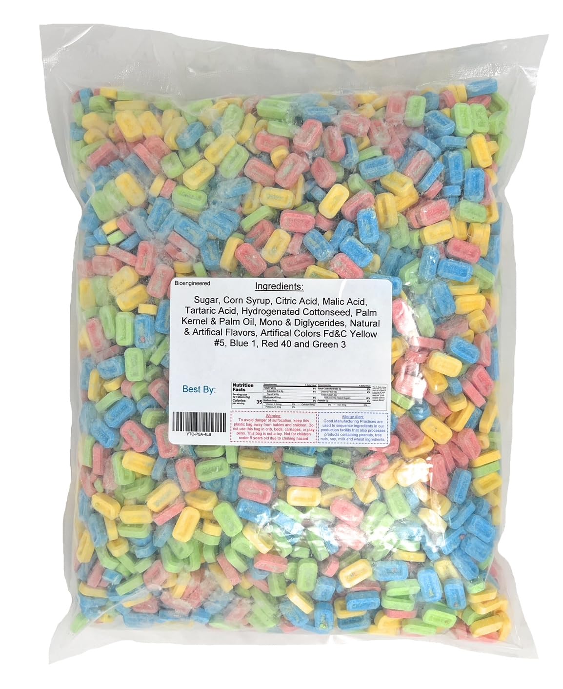 Thumbnail 2 de YANKEETRADERS Classic Pez Sour Candy Dispenser Refills, 4-Flavor, 4 Pounds