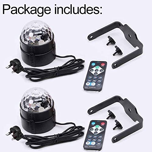 Thumbnail 6 de CATPOWER Pack of 2 Sound Activated Party Lights with UK Plug – Indoor RGB Strobe DJ Lighting