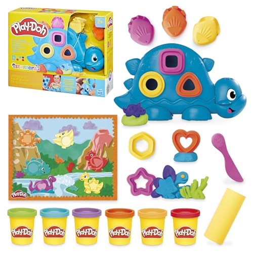 Play-Doh Dinosaurio Formas y Colores 6 Botes