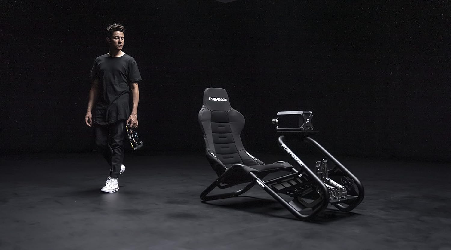 Thumbnail 6 de PLAYSEAT® Trophy - Black, sedile gaming e sim racing per Direct Drive