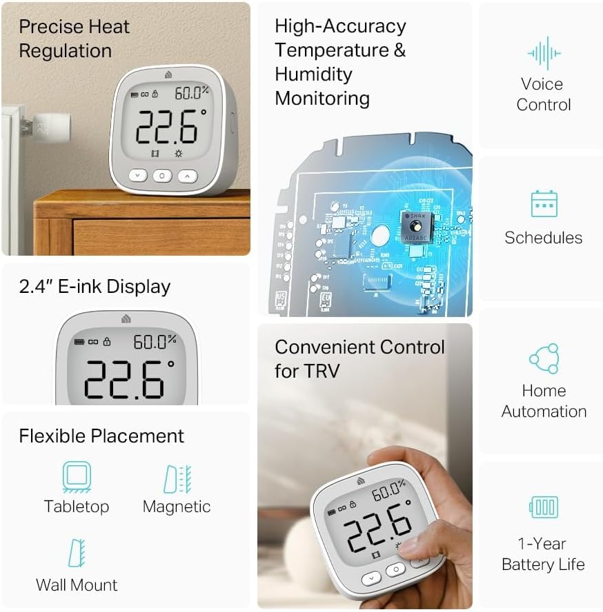 Detalle 2 de TP-Link KE110 smart thermostat for radiators