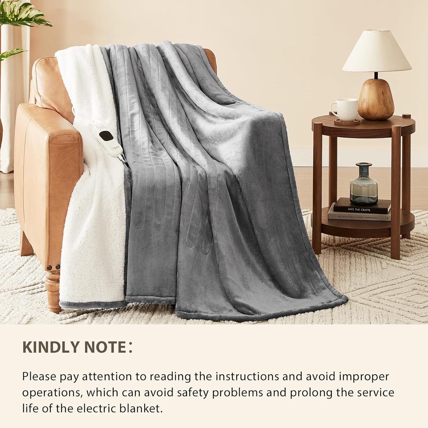 Thumbnail 5 de Homemate Heated Blanket 50x60 Electric Throw