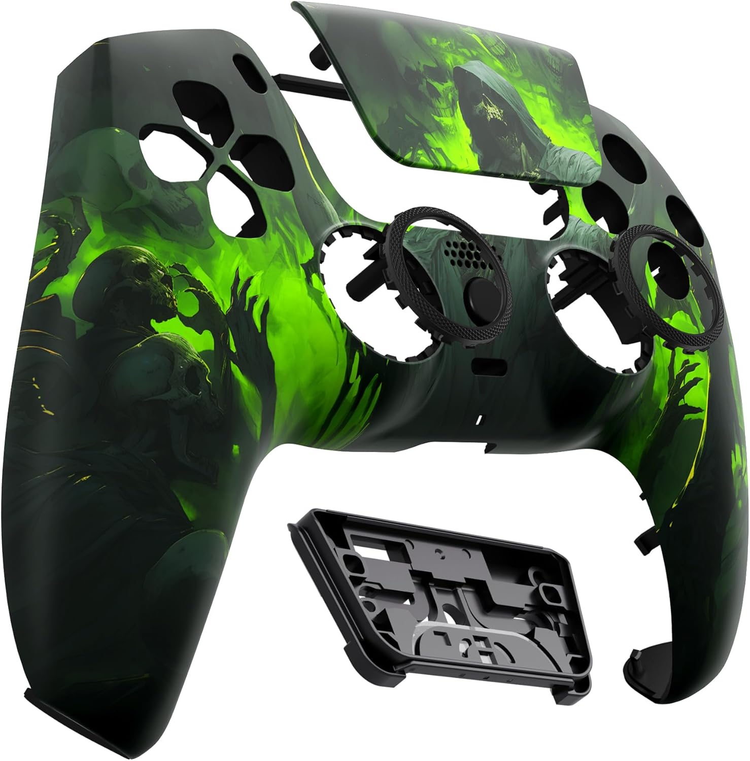 Thumbnail 3 de eXtremeRate LUNA Redesigned Front Shell Touchpad for PS5 Controller (BDM-010/020/030/040/050) – Dark Carnival